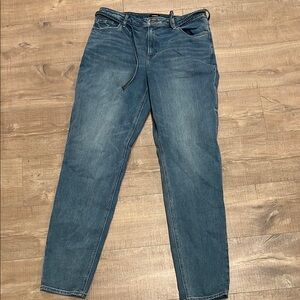 Express relaxed tapered mid rise jeans